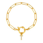 Personalized bracelet with initial t