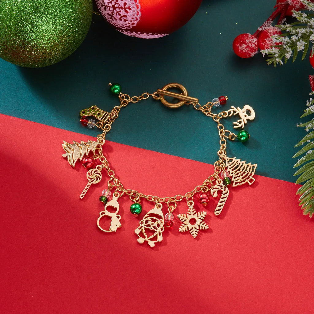 Bracelet with Christmas Charms
