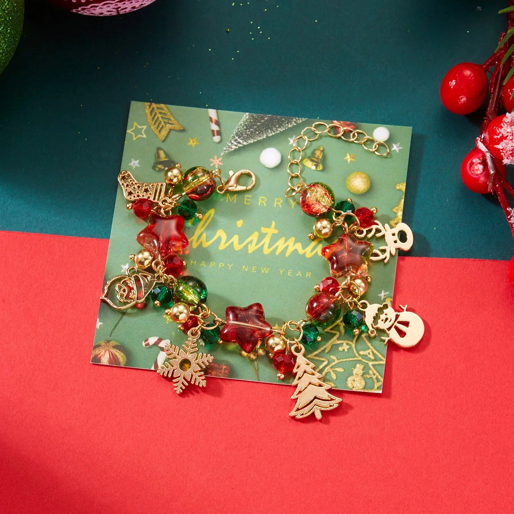 Bracelet with Christmas Charms for Women