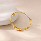 Anti-Stress Rotating Bead Bracelet for Men or Women gold