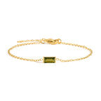 Bracelet with Colored Birthstone