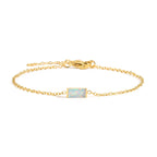 Bracelet with Colored Birthstone