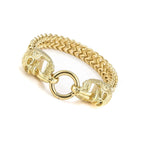 Skull Bracelet for Men Gold