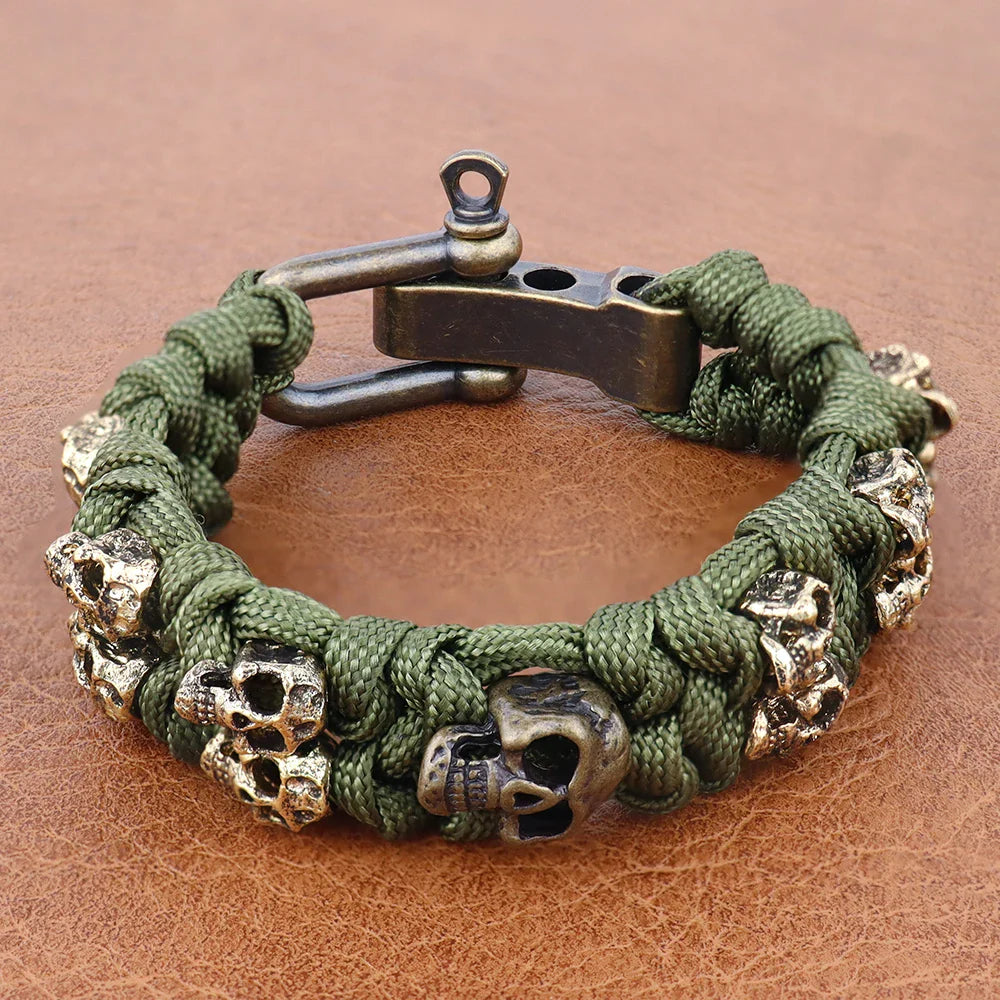 Green Skull Bracelet