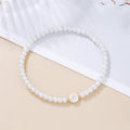 White initial bracelet a