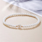 White initial bracelet y
