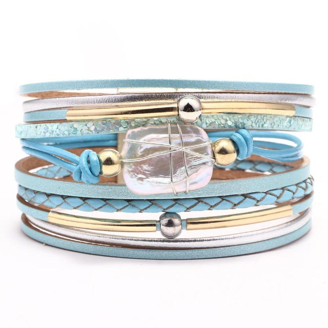 Bohemian Chic Bracelet blue