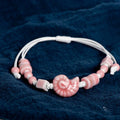 Bohemian Bracelet Shell Pink Snail