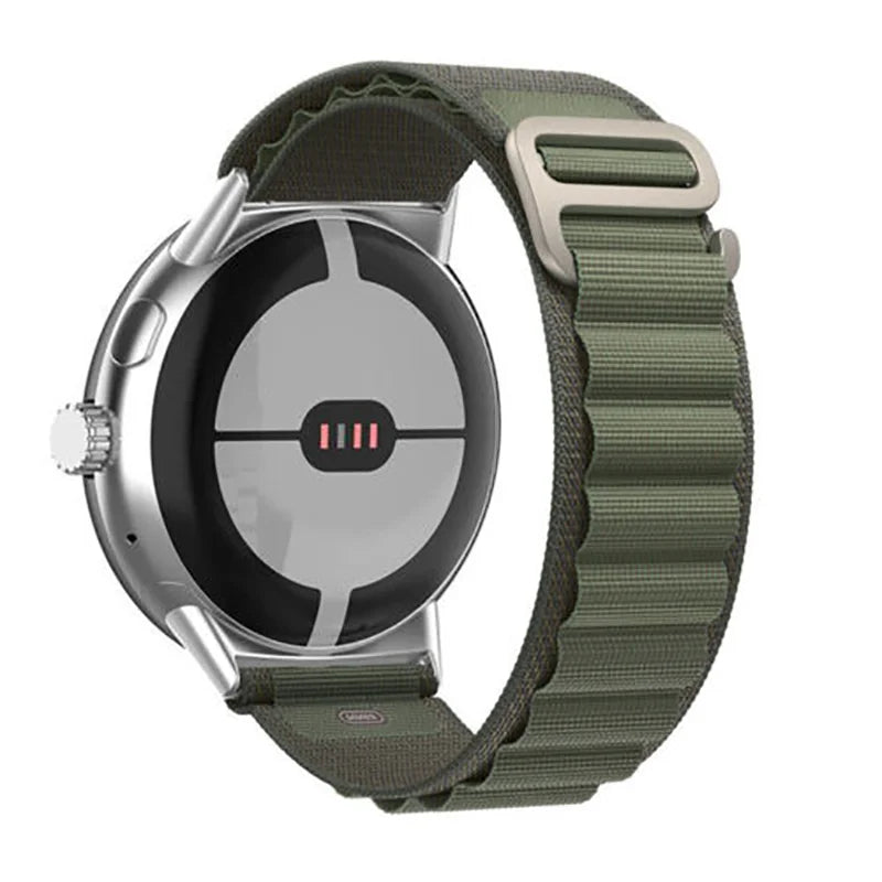 Alpine Loop Smartwatch Band Google Pixel Watch 1 & 2 green