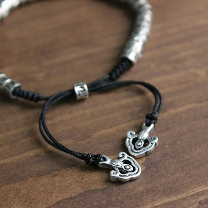 Buddhist Amulet Cuban Link Bracelet