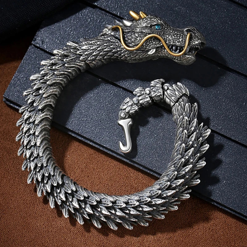 Buddhist Dragon Chain Bracelet