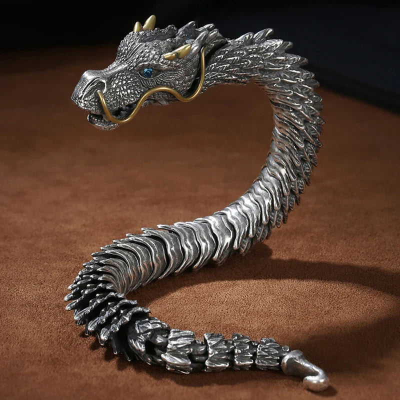 Buddhist Dragon Chain Bracelet