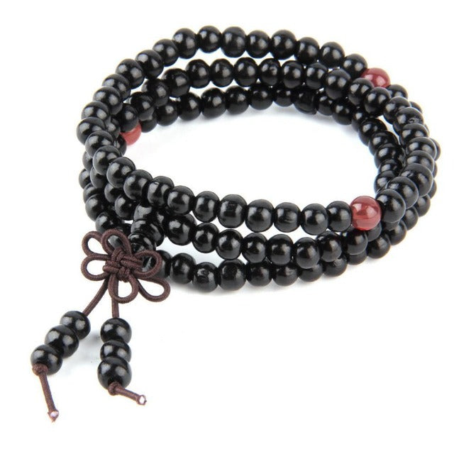 Buddhist Lucky Bracelet black