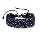 Handmade Geometric Shapes Brazilian Bracelet black