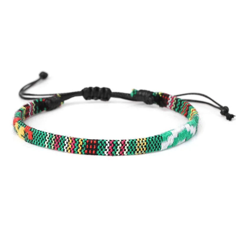 Handmade Woven Friendship Brazilian Bracelet green 