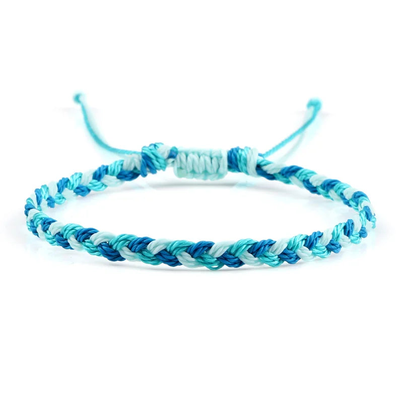 Handmade Blue Brazilian Bracelet blue and green