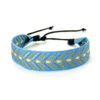 Mixed Brazilian Holiday-Style Bracelet blue