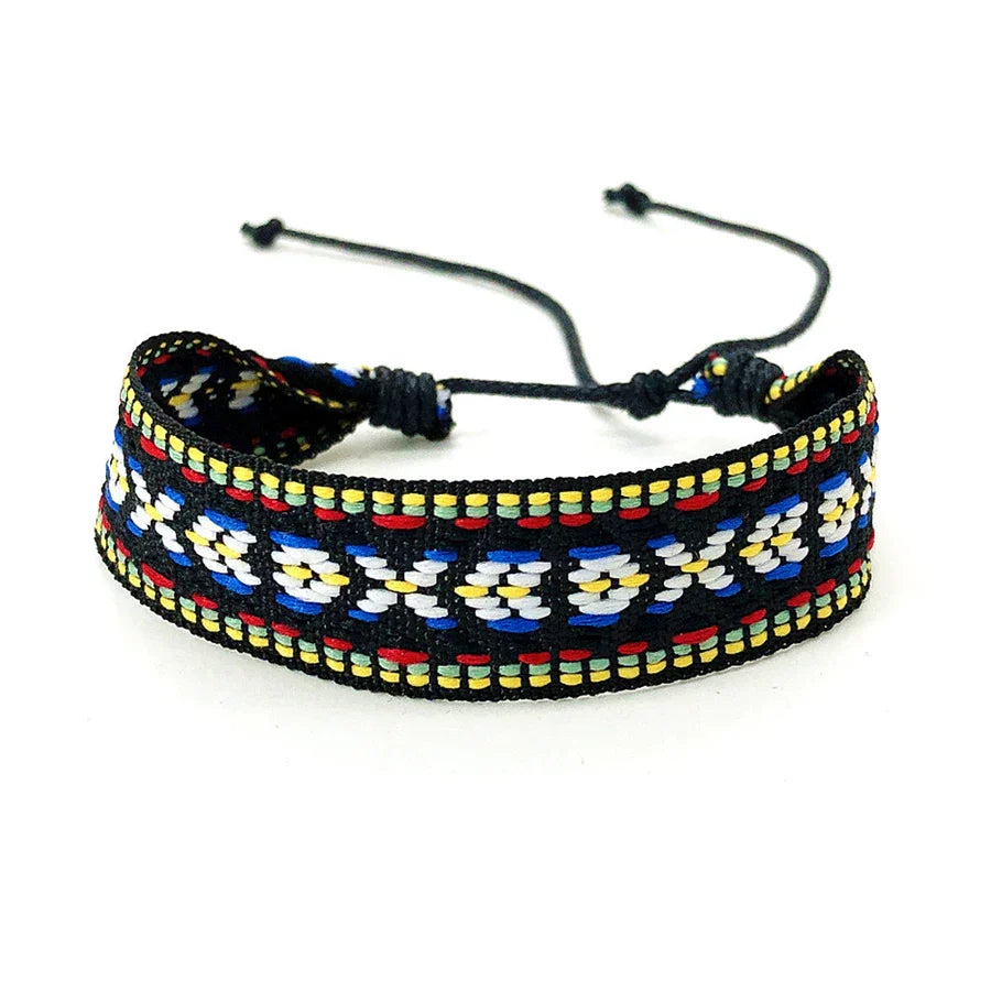 Mixed Brazilian Holiday-Style Bracelet black