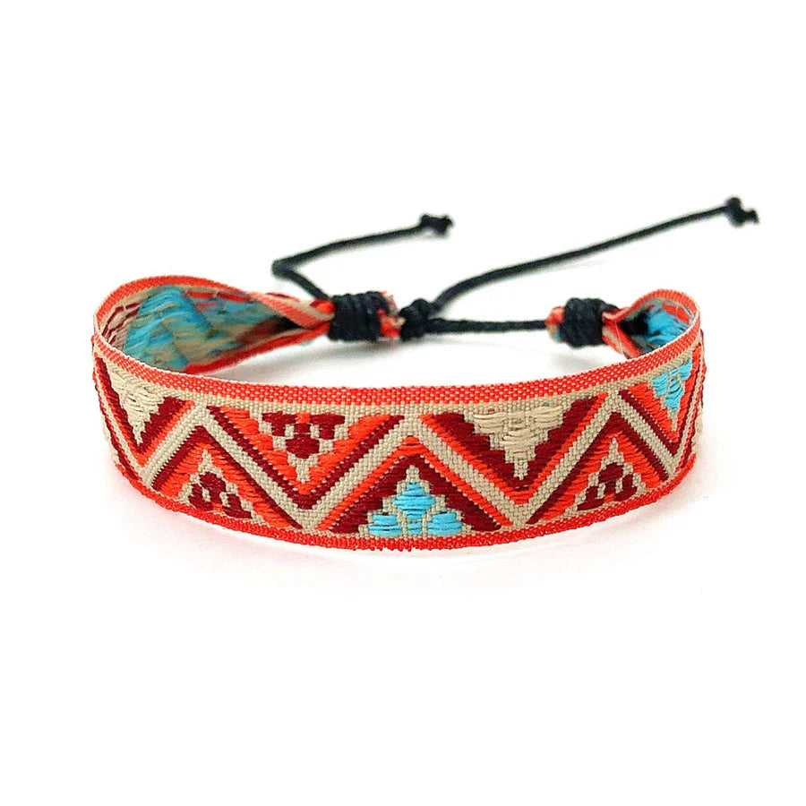 Mixed Brazilian Holiday-Style Bracelet orange 