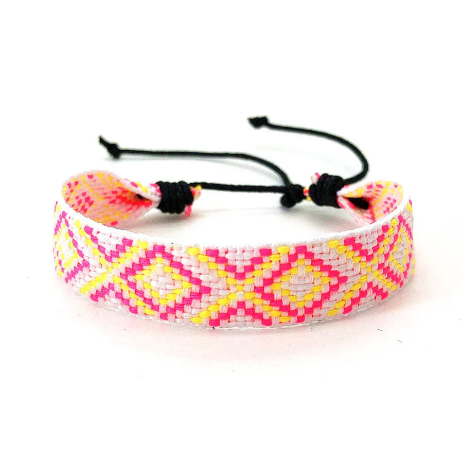 Mixed Brazilian Holiday-Style Bracelet pink 