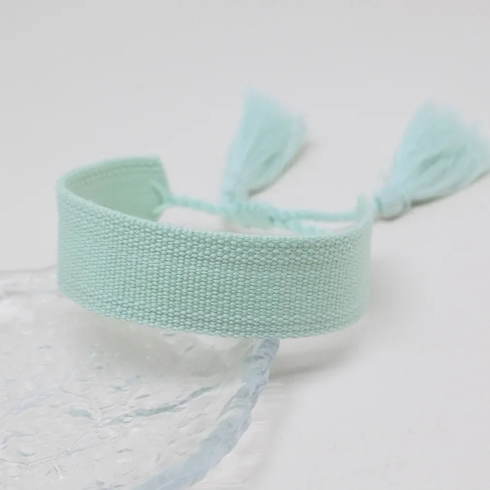 Soft Pastel Handmade Brazilian Bracelet light blue