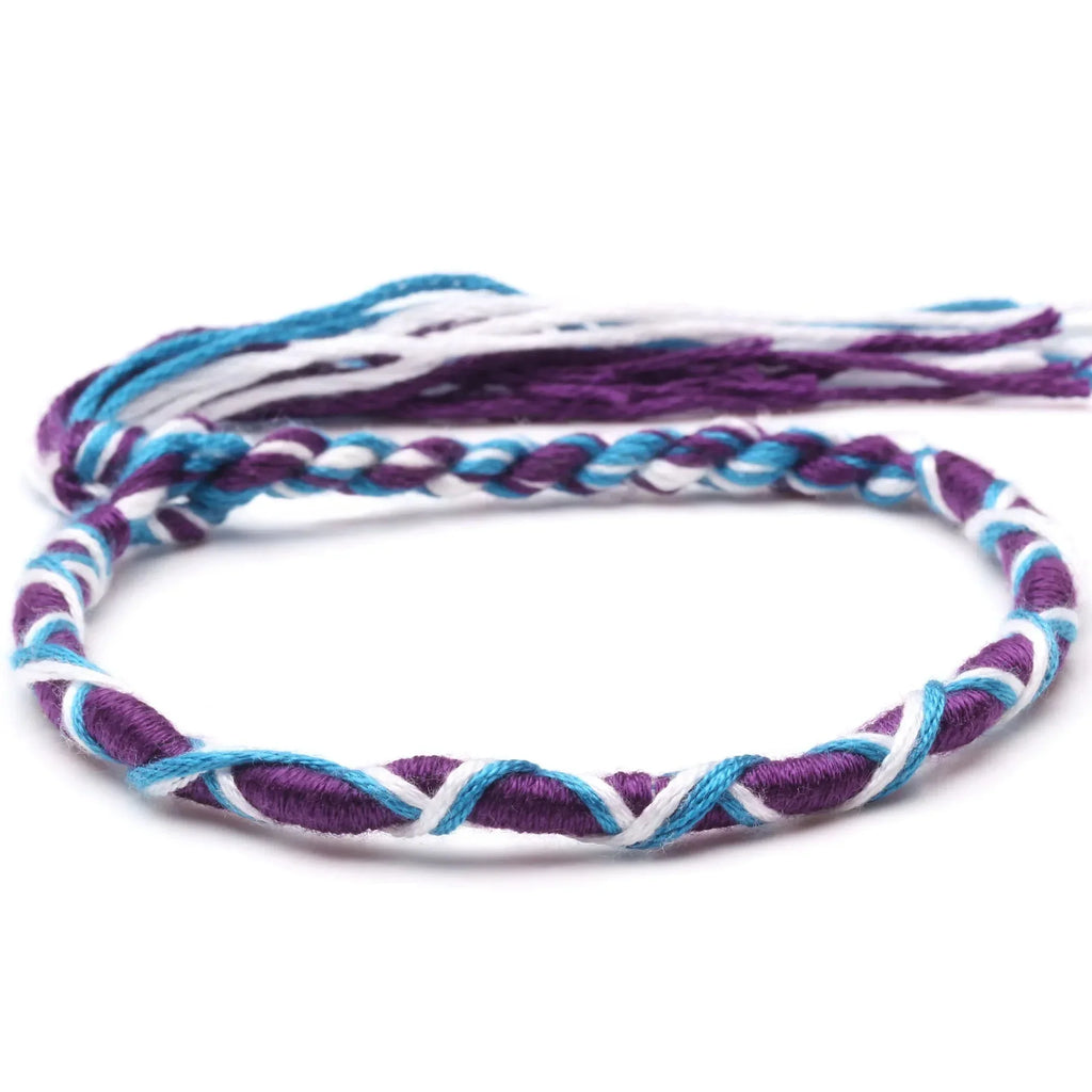 Brazilian Bracelet Bohemian Hippie Style purple
