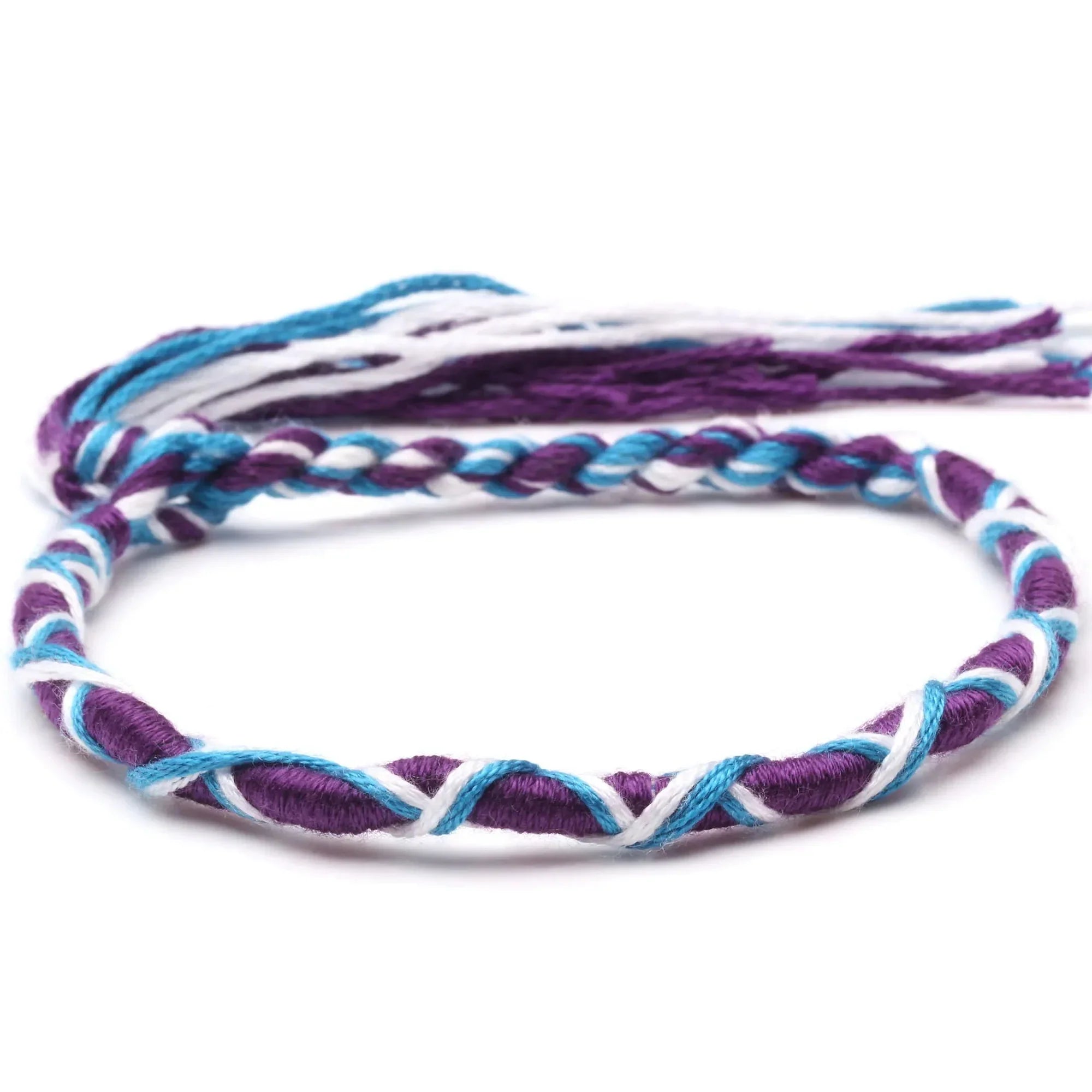 Brazilian Bracelet Bohemian Hippie Style purple