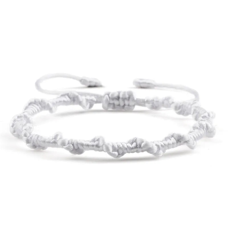Handmade Woven Brazilian Bracelet white