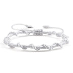 Handmade Woven Brazilian Bracelet white