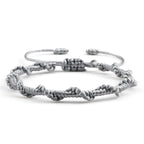 Handmade Woven Brazilian Bracelet gray