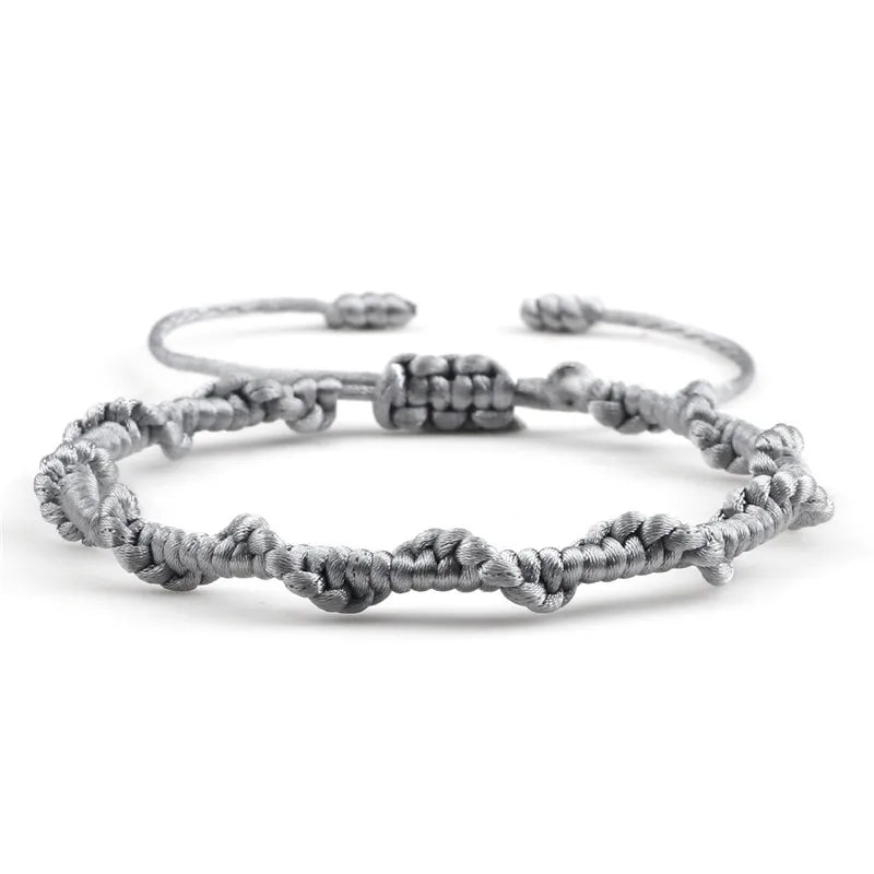 Handmade Woven Brazilian Bracelet gray