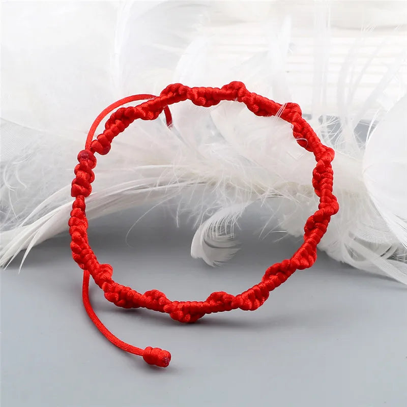 Handmade Woven Brazilian Bracelet red