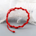 Handmade Woven Brazilian Bracelet red