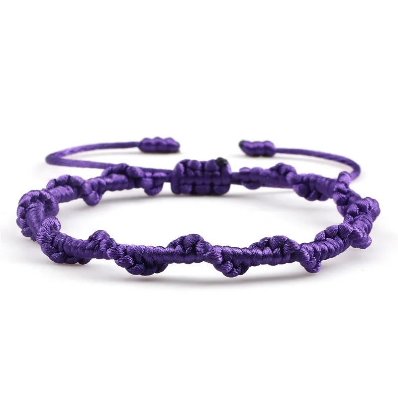 Handmade Woven Brazilian Bracelet purple