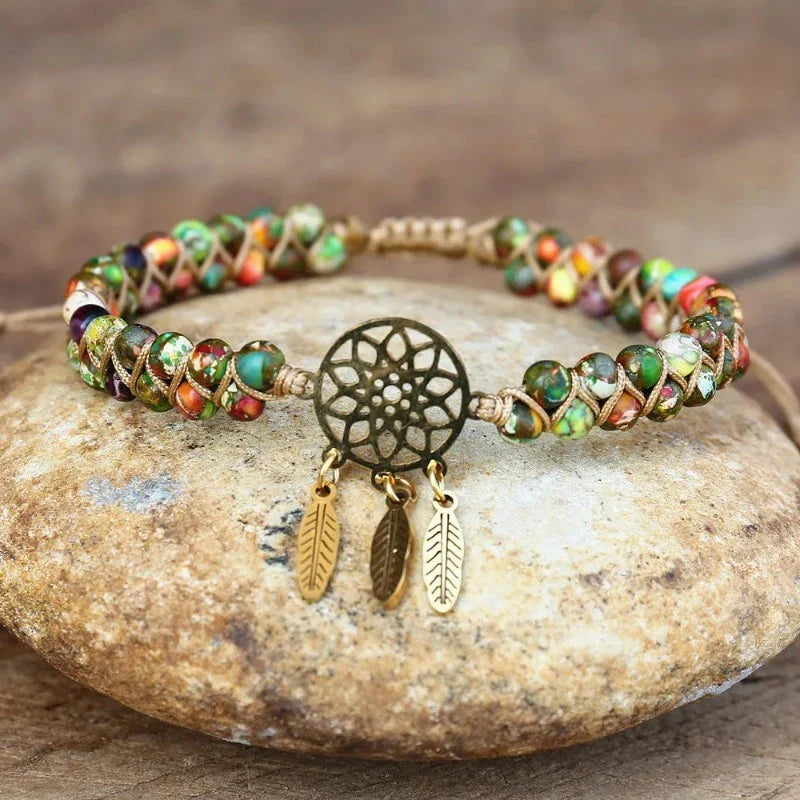 Dream Catcher Bracelet Natural Stones