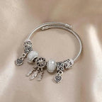 Dream Catcher and Hearts Bracelet