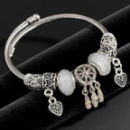Dream Catcher and Hearts Bracelet
