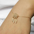 Dreamcatcher Bracelet for Women Gold