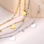 Double Heart Bracelet for Women