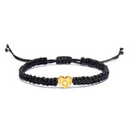 Initial Heart Bracelet Gold