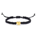Initial Heart Bracelet Gold