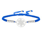 Blue Metatron’s Cube Colored Bracelet