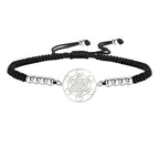 Black Metatron’s Cube Colored Bracelet