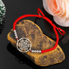 Red Metatron’s Cube Colored Bracelet
