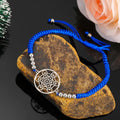 Blue Metatron’s Cube Colored Bracelet