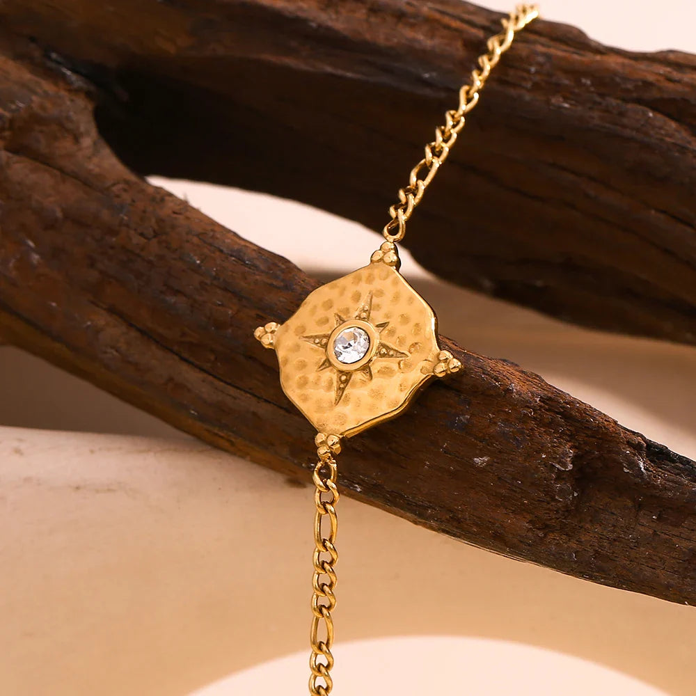 Women's Compass Bracelet Wind Rose