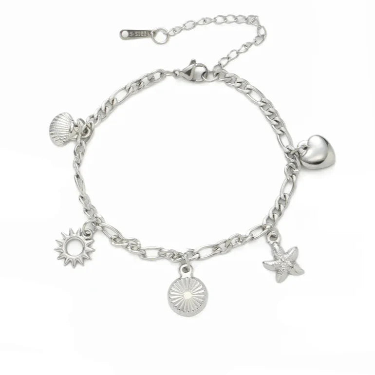 Shell Bracelet for Women Silver