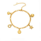 Shell Bracelet for Women Gold