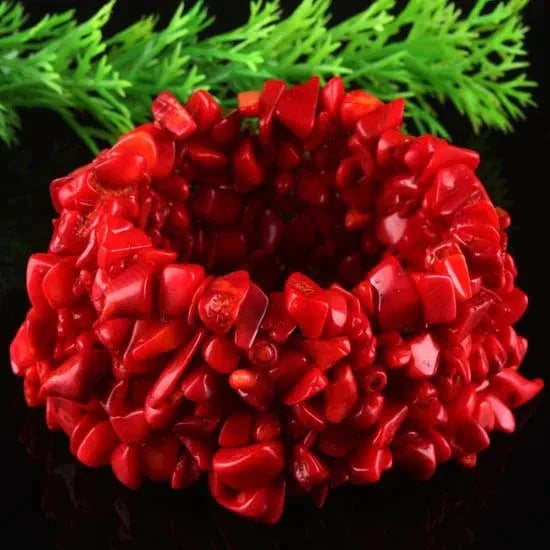 Coral Bracelet for Men or Women
