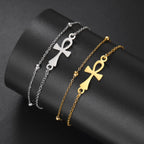 Egypt Ankh Cross Bracelet gold 2
